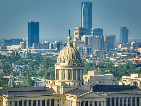 Aerial View of Oklahoma State Capitol Complex