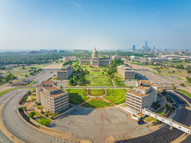 istock Aerial View of Oklahoma State Capitol Complex 1412227663
