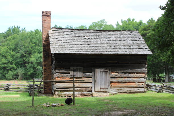 istock Replica of an 1800's Cabin 1412227799