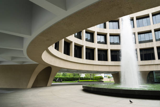 Washington, District of Columbia, United States  August 25, 2010: The Hirshhorn Museum, Washington DC