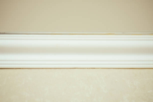 plinth teto branco - plasterboard ceiling plaster molding - fotografias e filmes do acervo