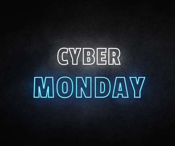 istock 3D Illustration of Cyber Monday - Neon lighting 1412244266