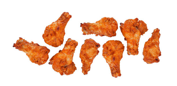 istock Barbecue chicken legs isolated on white 1412255551