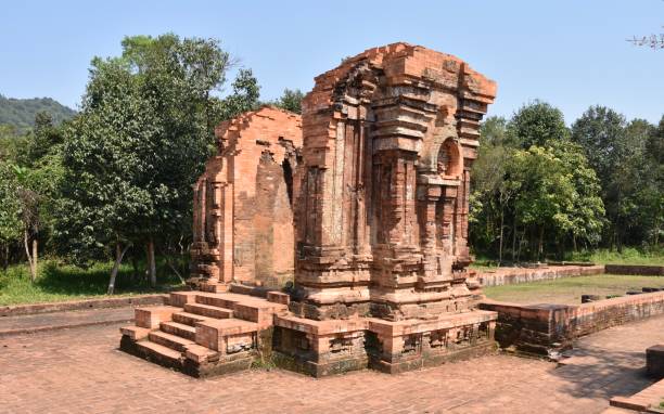 istock Group K Temple, Wide Shot, My Son Sanctuary 1412268562