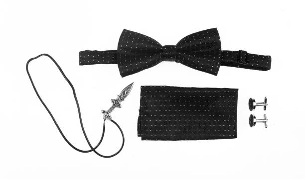 istock black speckled bow tie isolated on white background 1412268734