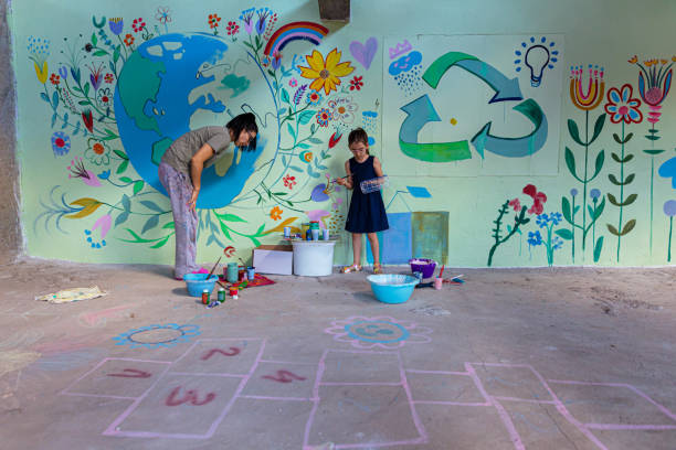 istock Large mural of ecology 1412269595