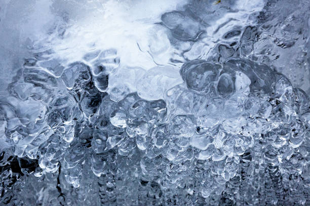 istock Winter ice formation in a brook in Vernon, Connecticut. 1412270516