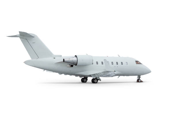 istock Modern executive airplane isolated on white background 1412270544