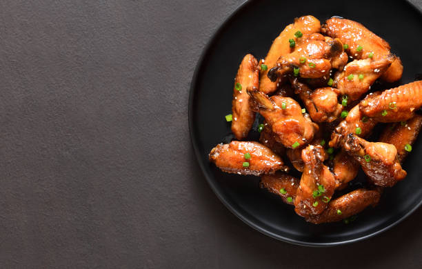 istock Honey-soy chicken wings 1412271580
