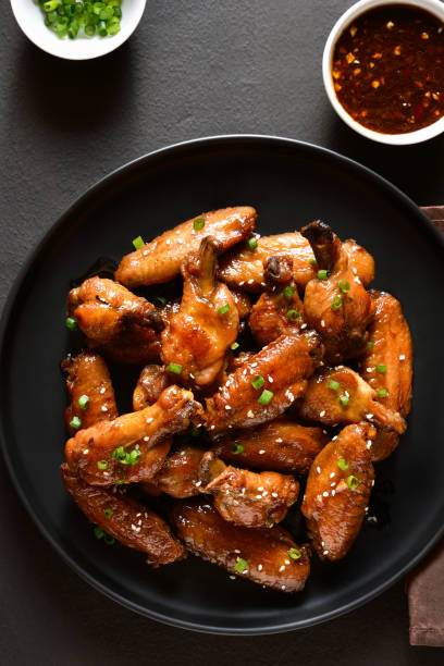 istock Honey-soy chicken wings 1412271587