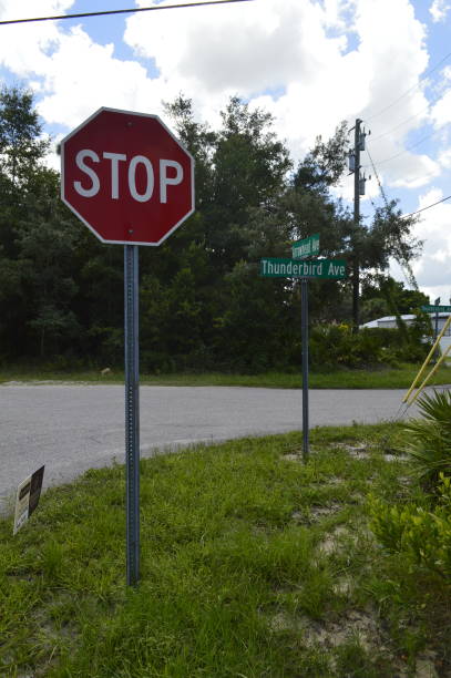 istock Warning Sign, In The Suburbs. 1412274754