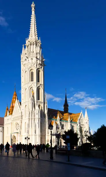 Photo of Matthias Church on Buda hill, Hungary