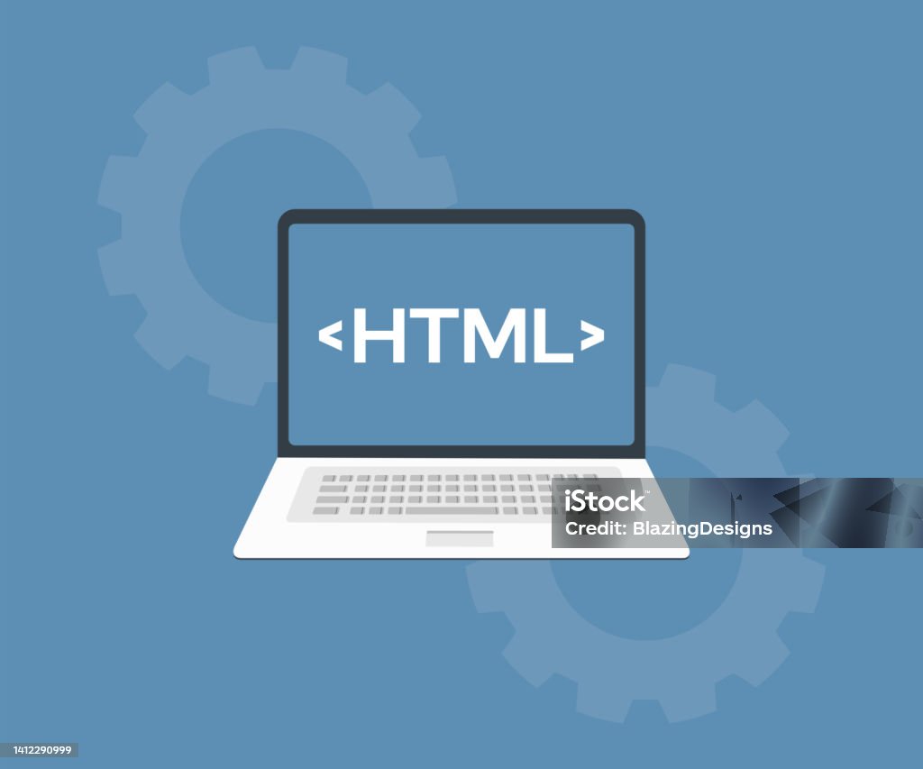 Html Coding Concept Web Application Development Coding Html And ...