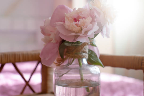 istock Perfume For home beautiful flower peony 1412293456