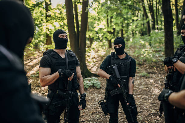 istock SWAT team in the woods 1412300197