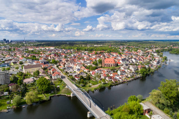 istock Aerial view Fuerstenberg an der Oder, Brandenburg, Germany 1412322174