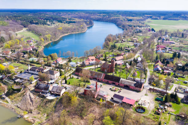 istock Village on the lake, Garbicz, Poland 1412322282