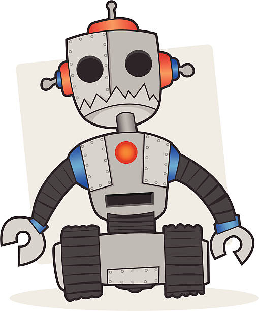 Robot - ilustración de arte vectorial