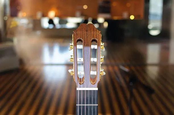 Photo of Guitar headstock