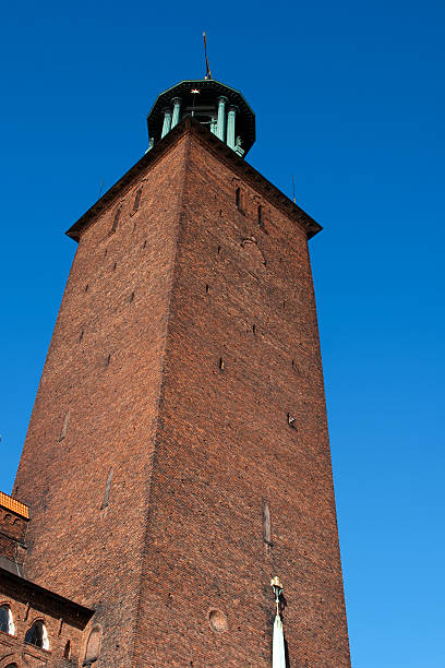 istock Brick tower in Stockholm, Sweden 141232790