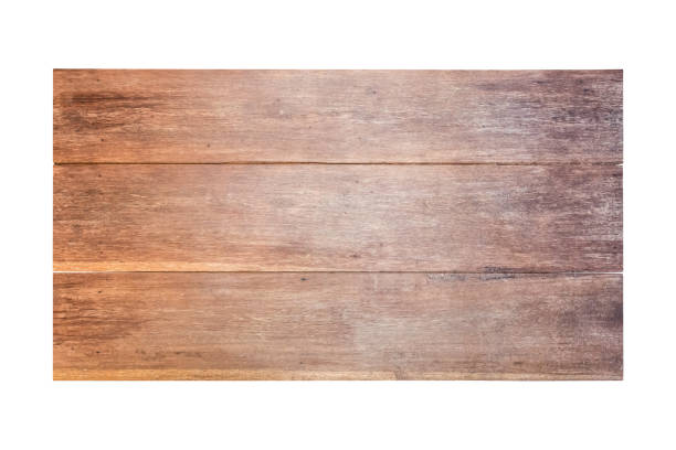 istock Old wooden sign board isolated on white background 1412328792