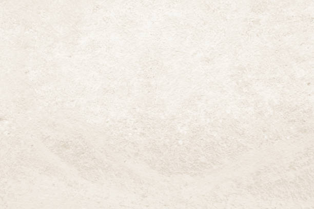 Old concrete wall texture background. Close up retro plain beige color cement material surface rough for show or advertise promote product content on display and brown paper design element concept.
