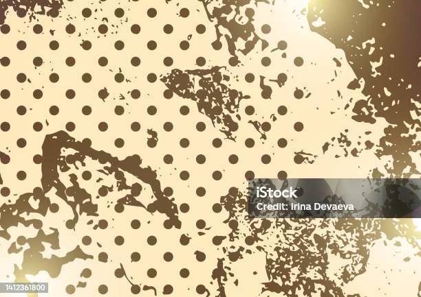 Random Spotted Abstract Background Effect Many Dots Simple Design ...