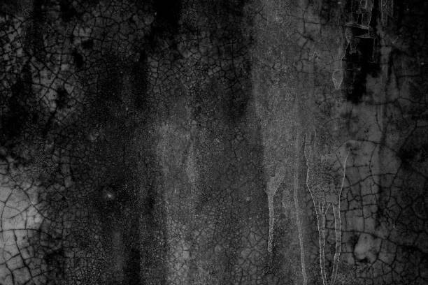 istock Old wall texture cement dark black gray  background abstract grey color design are light with white gradient background. 1412362836
