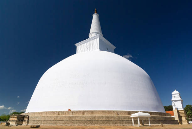 istock Ruwanwelisaya maha stupa, buddhist monument, Anuradhapura, Sri Lanka 1412373796