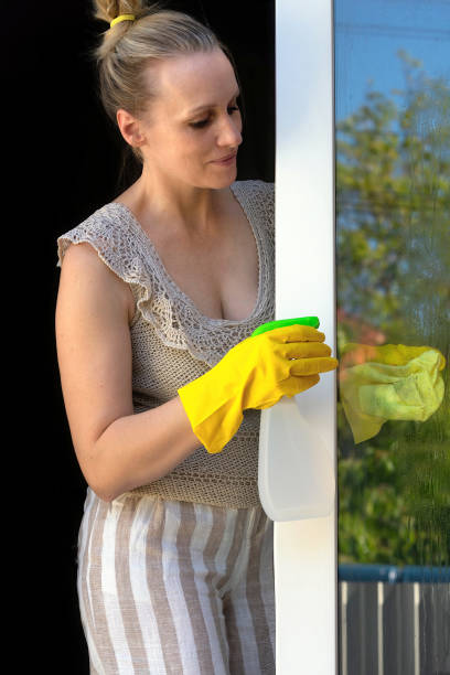 istock woman busy cleaning up 1412378434