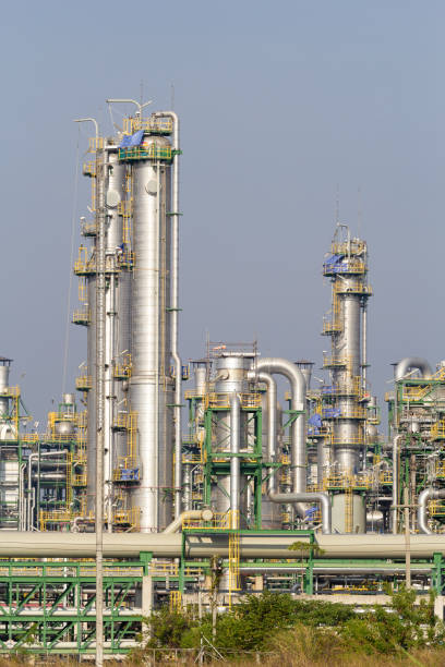 istock Oil gas refinery plant. 1412379712