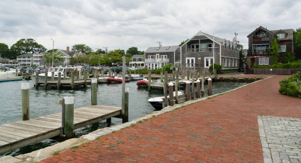 istock Docks at Edgartown Harbor, Martha's Vineyard 1412385515