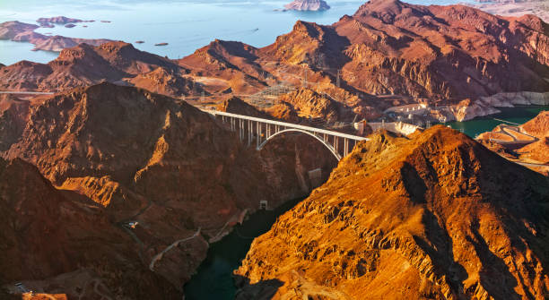 istock Hoover dam and Lake Mead in background 1412389604