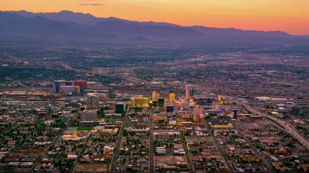 istock View of downtown in Las Vegas 1412390687
