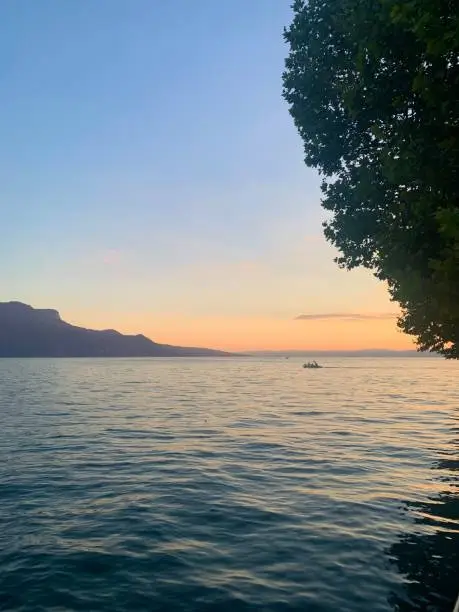 Reflections on Lake Geneva
