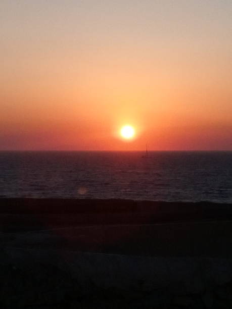 istock Sunset in Mykonos town 1412401767