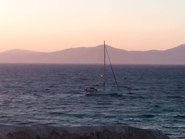 istock Sailboat in the sunset 1412403134