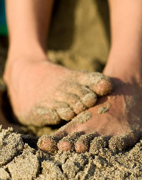 istock Feet in the Sand 141240778