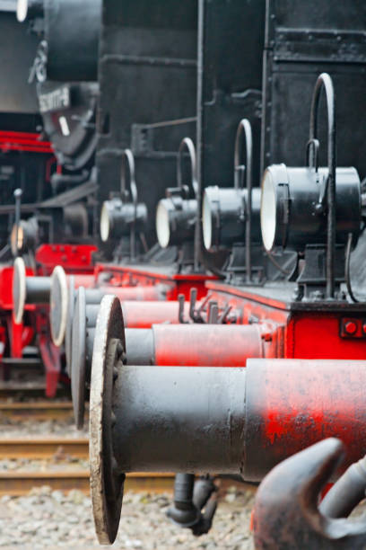istock Details of an old steam lock 1412413472
