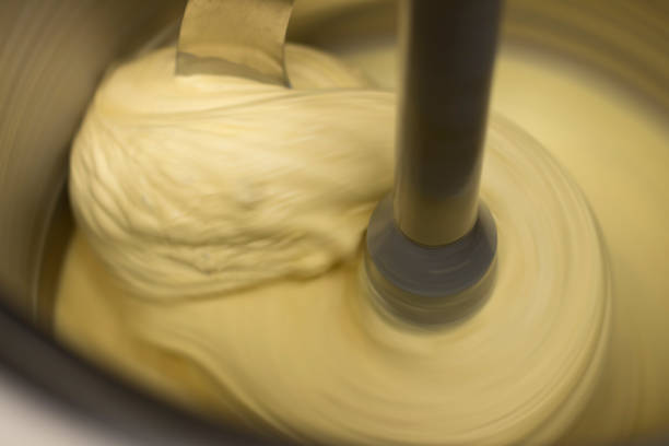 Ice cream machine making