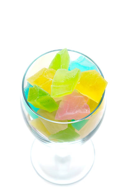 istock Japanese traditional confectionery 'Kohakutou' (Sugar coated Agar jelly) 1412424603