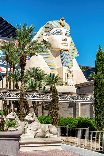 Las Vegas, Nevada, USA - August 01, 2022:The famous Luxor Hotel & Casino
