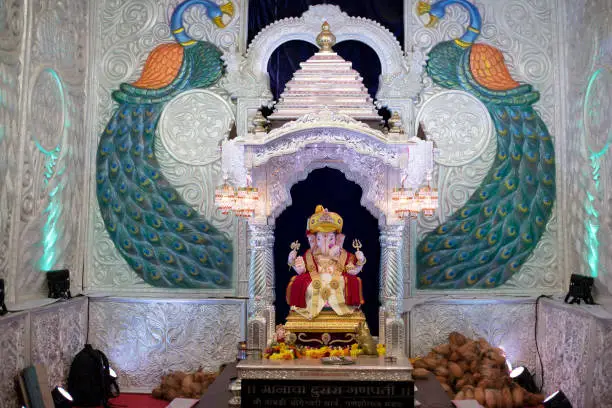 Photo of Tambdi Jogeshwari Ganpati Idol, Pune, Mahrashtra, India