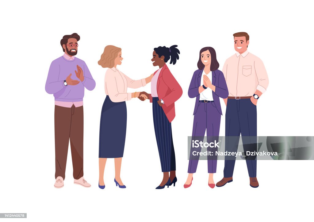새로운 회원 고용. - 로열티 프리 사람들 벡터 아트 새로운 회원 고용. - 로열티 프리 사람들 벡터 아트