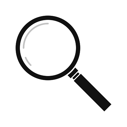 Magnifier icon.
Vector illustration in HD very easy to make edits.