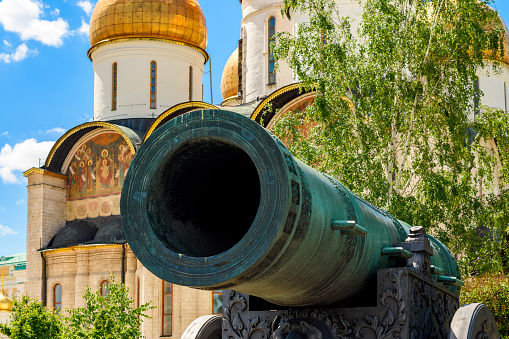 Tsar Cannon in Moscow Kremlin, Russia