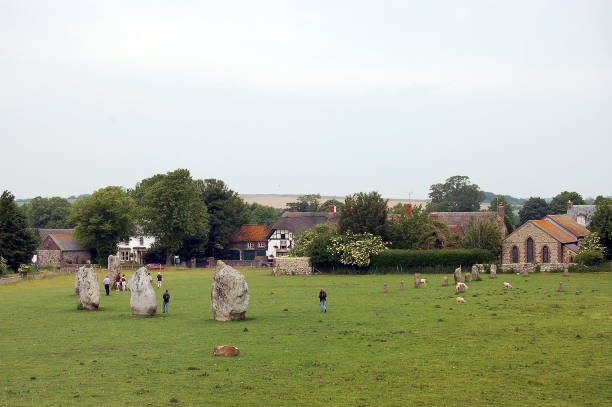 istock Stone circle in Avebury United Kingdom 1412446623
