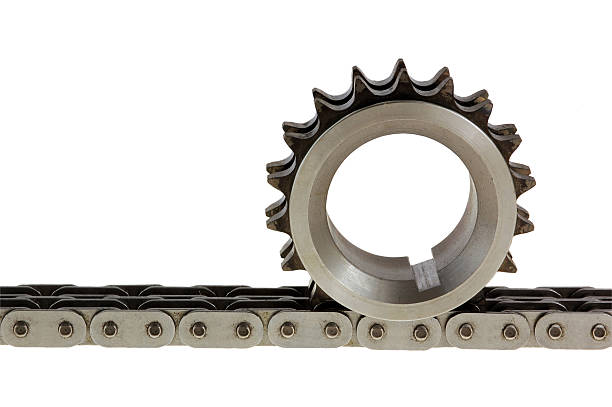 gear on top of the chain stock photo