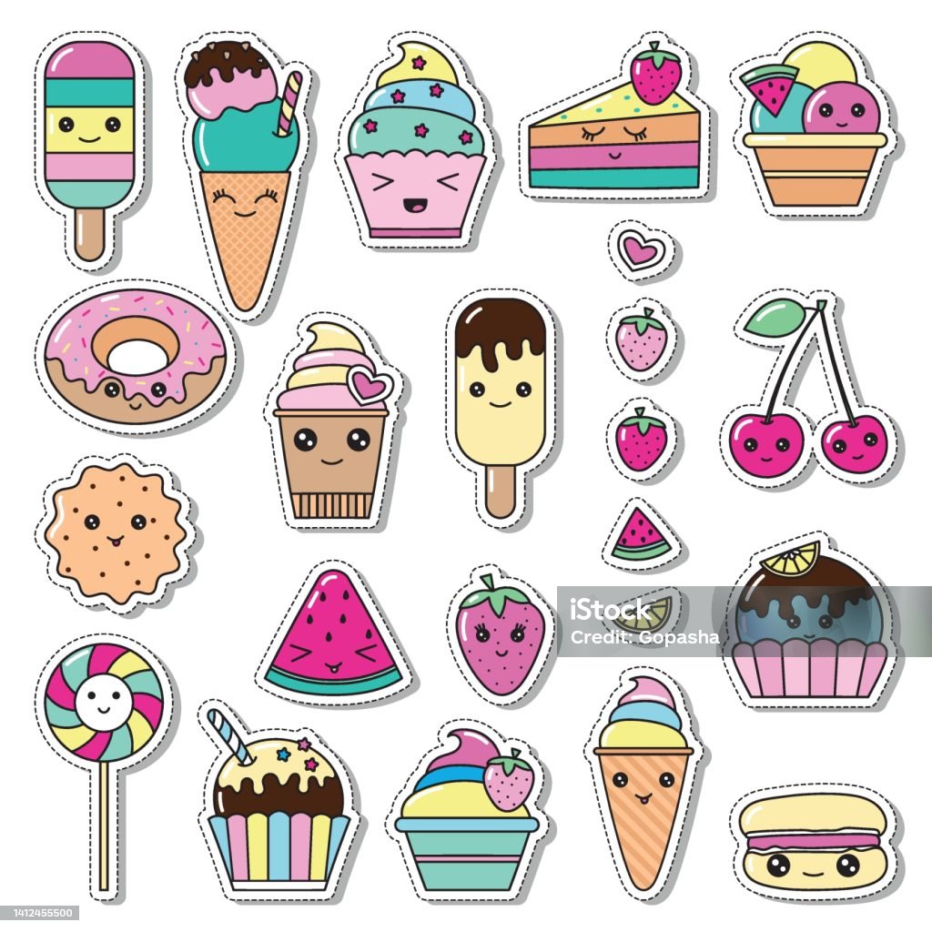 Ilustración de Conjunto De Personajes Dulces De Estilo De Dibujos Animados Kawaii Colección De Iconos De Cara De Emoticono Tienda De Dulces Ilustración Colorida Dibujada A Mano Aislada Sobre Fondo Blanco Vector Ilustración de Conjunto De Personajes Dulces De Estilo De Dibujos Animados Kawaii Colección De Iconos De Cara De Emoticono Tienda De Dulces Ilustración Colorida Dibujada A Mano Aislada Sobre Fondo Blanco Vector