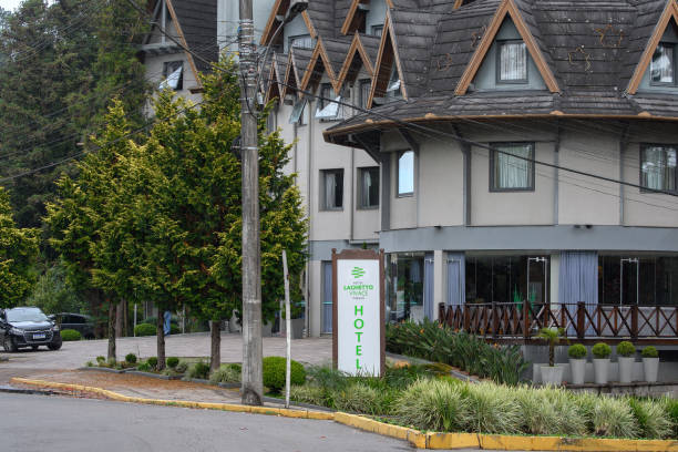 Laghetto Vivace Premio Hotel, Gramado RS Gramado, RS, Brazil - May 19, 2022: view of Laghetto Vivace Premio Hotel. premio stock pictures, royalty-free photos & images